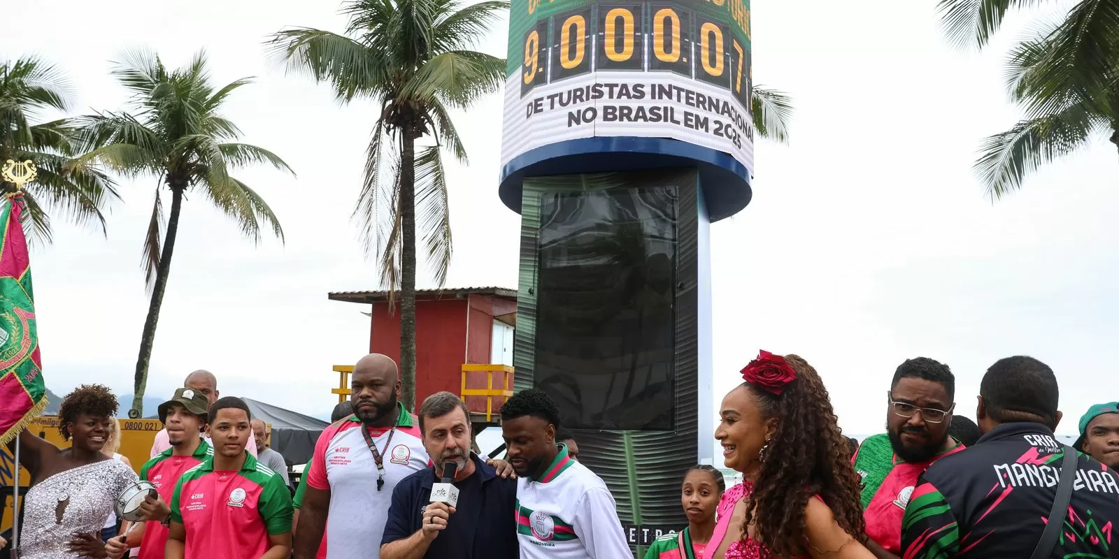Brasil tem recorde de 9 milhões de turistas internacionais em 2025