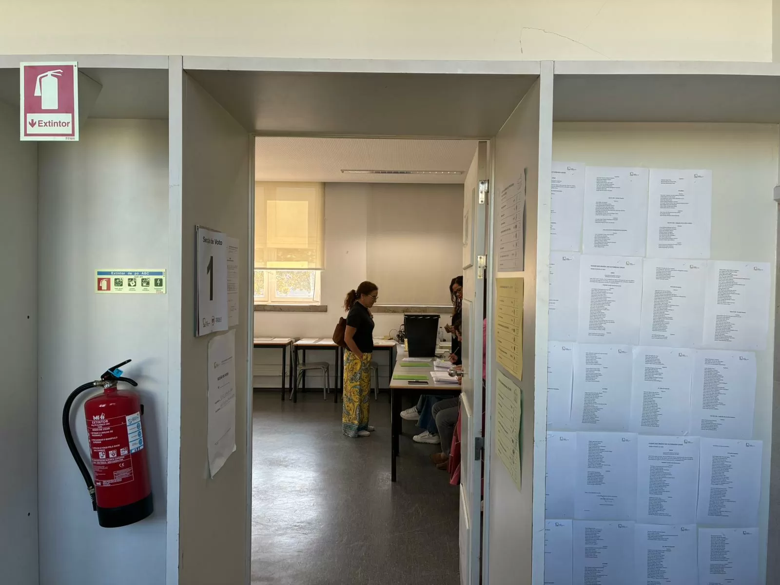 Kristin. Local de voto antecipado mudado em vários locais