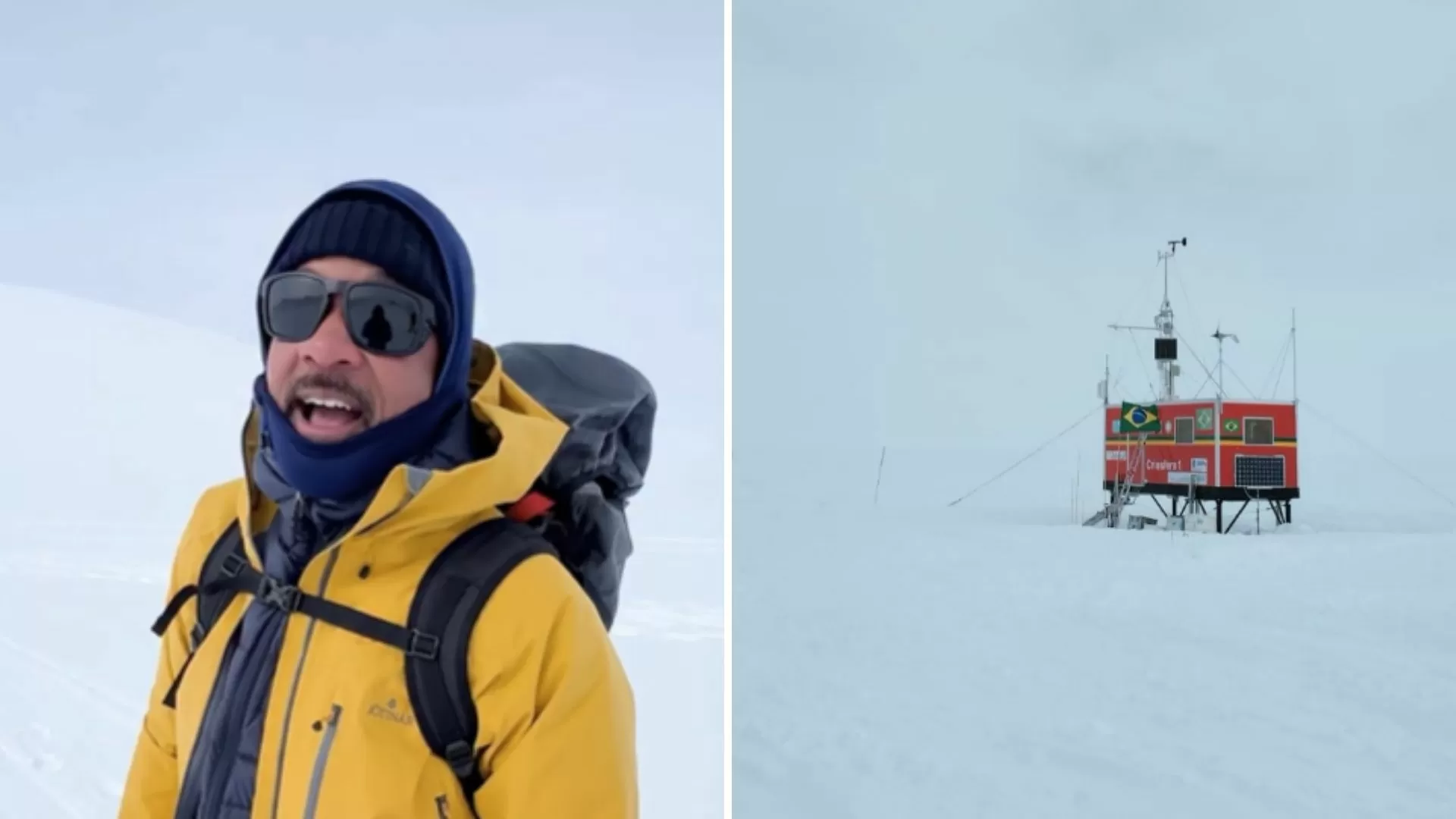 Will Smith visita centro de pesquisas brasileiro na Antártica