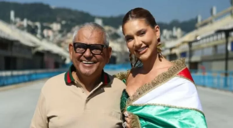 O elogio de Virgínia a patrono da Grande Rio, suspeito do jogo do bicho