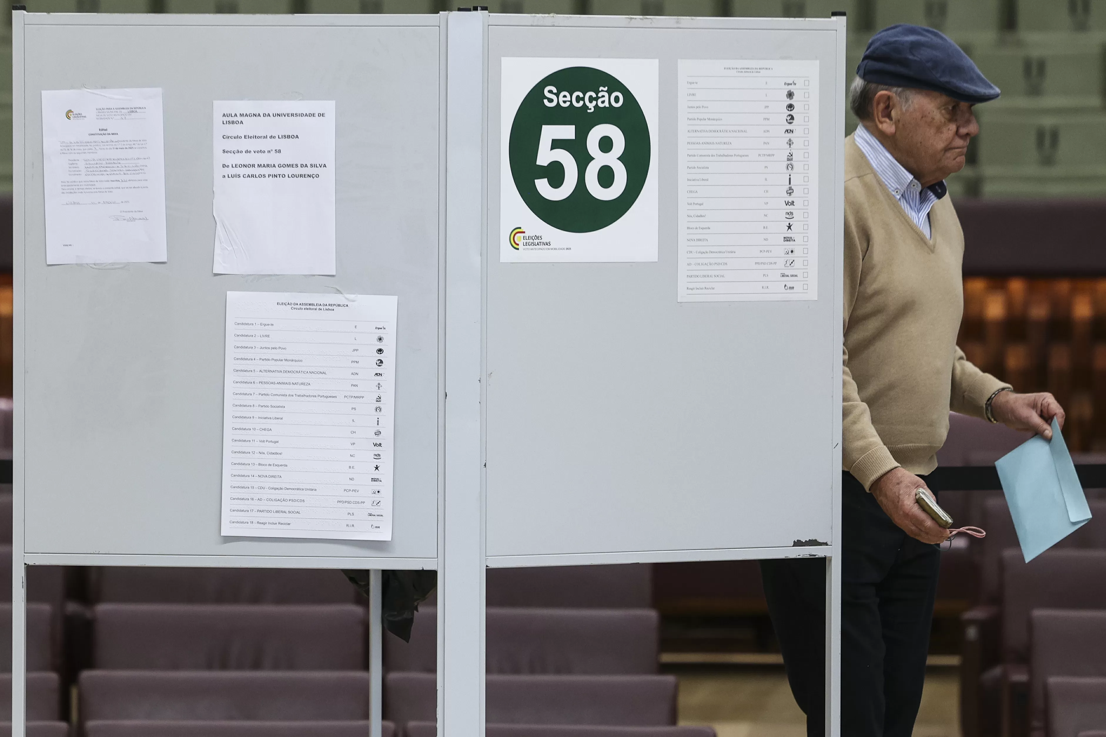 Quase 80% dos eleitores de Lisboa já votaram antecipadamente nas presidenciais