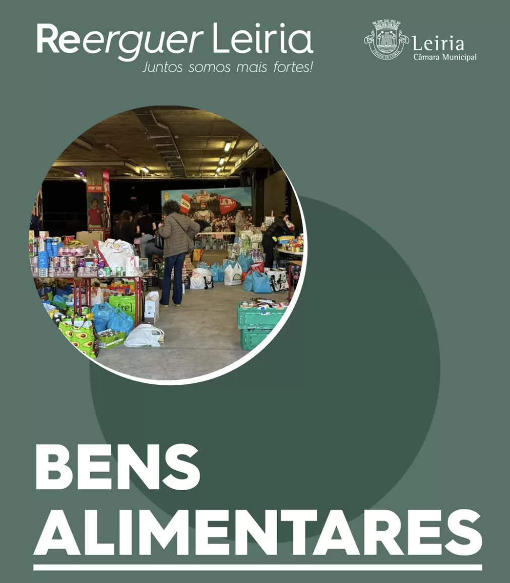 Leiria está outra vez a apelar à doação de bens alimentares e de higiene