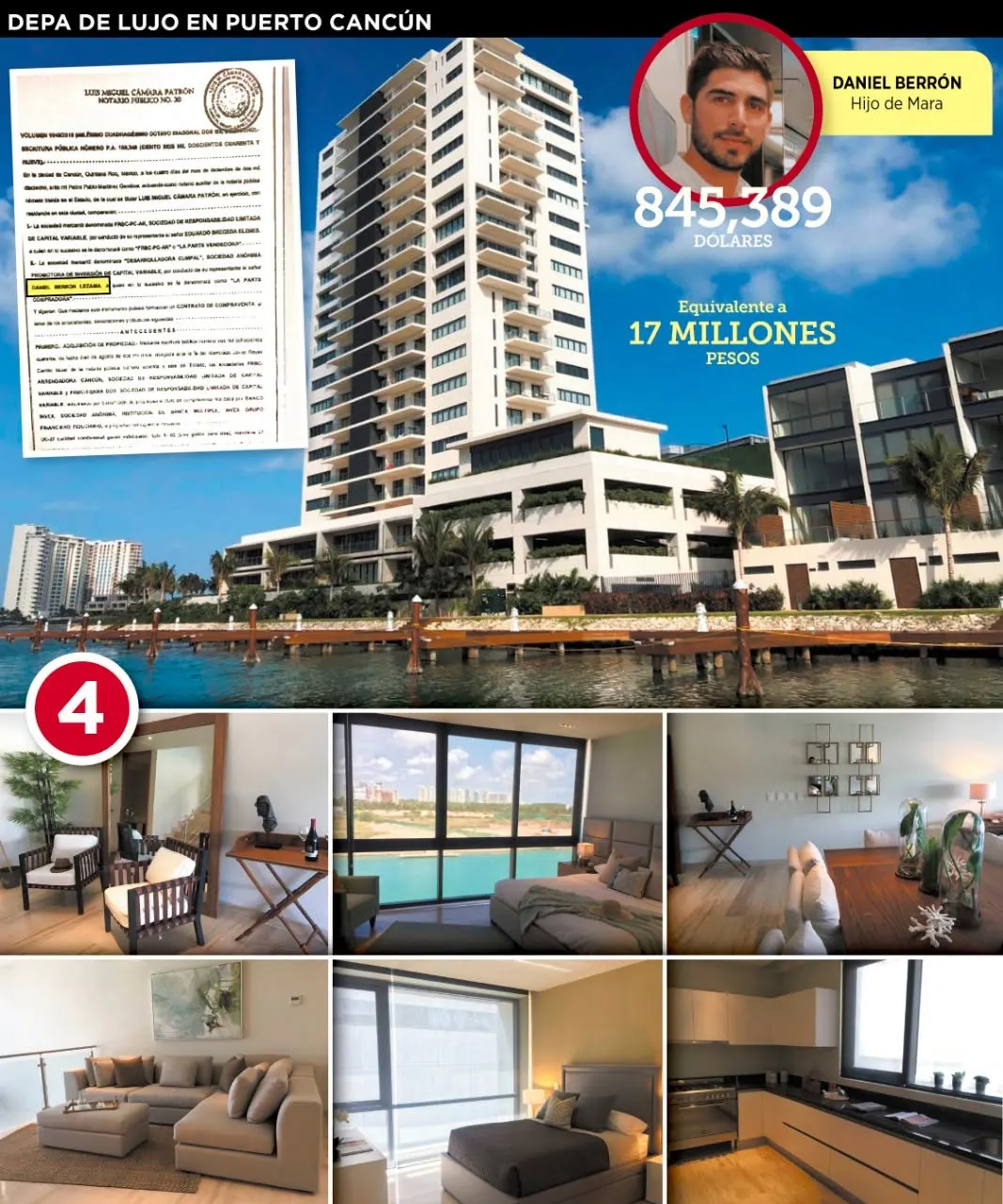 ¡Increíble! 🔴 Desde 2016, la familia Lezama-Terrazas ha comprado 4 inmuebles con valor cercano a los 40 millones de pesos