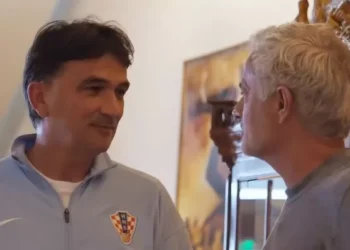Seleção da Croácia contou com visita especial (e em português) no estágio