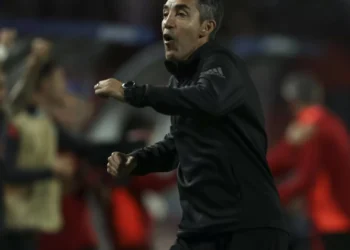 Euforia total. Bruno Lage reagiu assim ao triunfo do Benfica na Champions