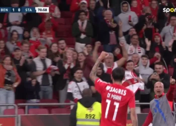 O golaço de Di María no Benfica-Santa Clara que vai correr mundo