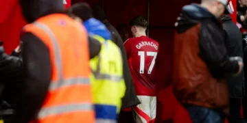 Polémica com Ruben Amorim? Garnacho rumou ao balneário após substituição