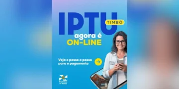 IPTU 2025 será 100% digital e com desconto de 5% para pagamento à vista em Timbó