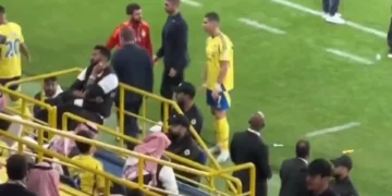 Polémica? Gesto de Cristiano Ronaldo após substituição dá que falar