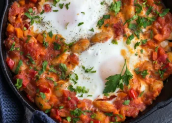 Sabores que se completam! Receita reconfortante de feijão vermelho e ovos