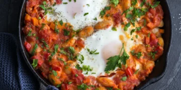 Sabores que se completam! Receita reconfortante de feijão vermelho e ovos