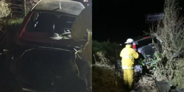 Condutor fica gravemente ferido após saída de pista na BR-470, em Indaial