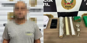 Homem é preso novamente por tráfico em Rodeio com meio quilo de maconha no carro