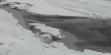 Cenário de inverno em cidade de SC após granizo; Defesa Civil monitora danos em municípios vizinhos