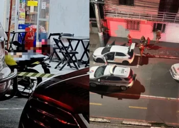 Homem é morto a tiros na frente de bar de Balneário Camboriú; polícia suspeita de acerto de contas