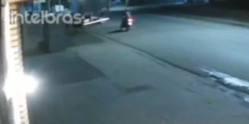 Câmera registra acidente que matou motociclista de 46 anos em Timbó