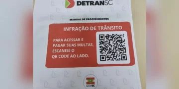 Detran alerta para golpe da falsa multa no parabrisa do carro em Santa Catarina