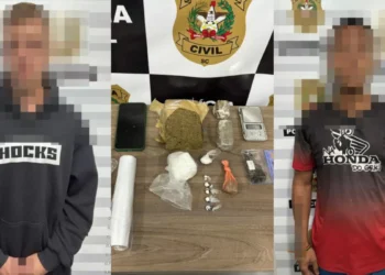 Dois homens são presos por tráfico de drogas durante operação policial em Apiúna