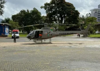 UPA de Timbó realiza primeira transferência aeromédica de paciente com apoio do Águia-01