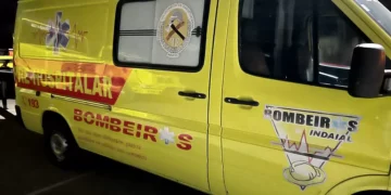 Atropelamento deixa duas pessoas feridas próximo à Havan em Indaial