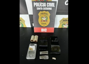 Homem é preso por tráfico de drogas em Blumenau