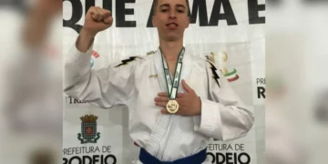 Lutador timboense conquista ouro no Estadual de Karatê e se prepara para disputar Brasileiro em Brasília