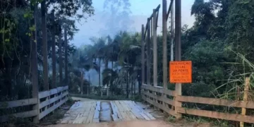 Ponte no Alto Warnow será interditada para manutenção nesta quarta-feira em Indaial