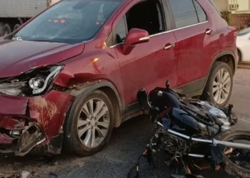 Colisão na BR-470, em Ascurra, deixa duas pessoas feridas
