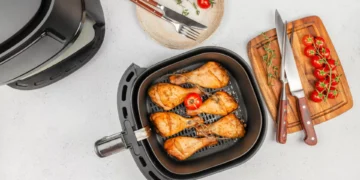 Três almoços rápidos na ‘air fryer’ (tudo em menos de 15 minutos)