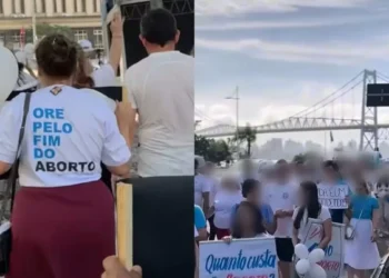Pelo fim do aborto: Marcha em Defesa da Vida e da Família reúne centenas em Florianópolis
