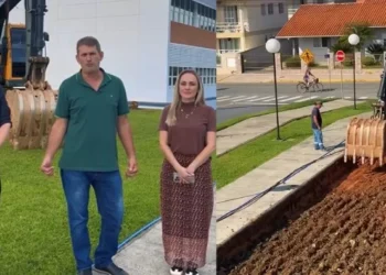 Obras de novo estacionamento público começam na Câmara de Vereadores de Timbó