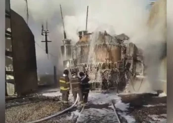 Incêndio atinge subestação de energia em Embu-Guaçu