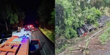 Sobe para quatro o número de mortos em acidente com ônibus na BR-470, em SC